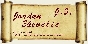 Jordan Skevelić vizit kartica